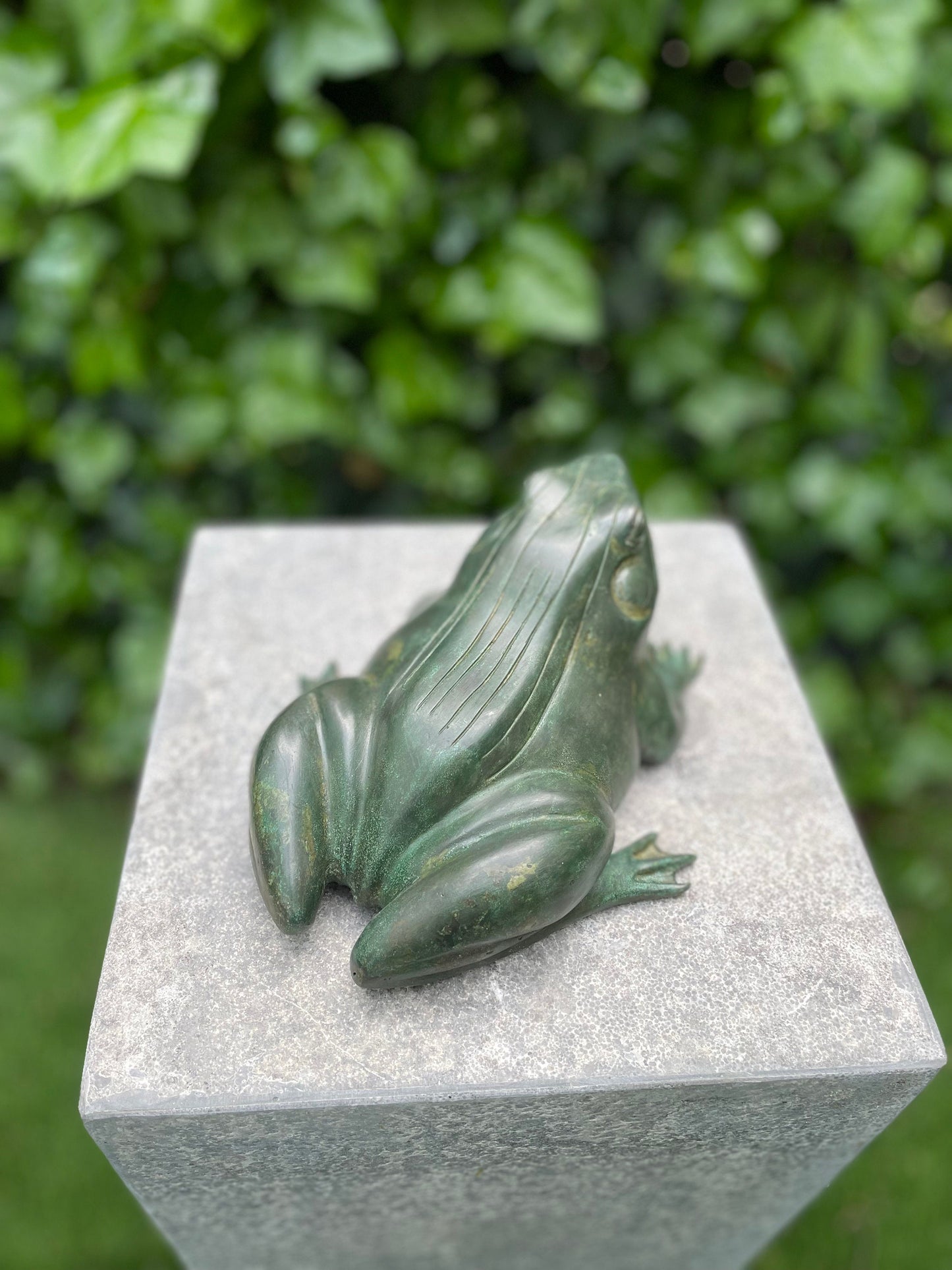 Frog Fountain – Bronze Sculpture. 20x16x9cm - 1.3Kg