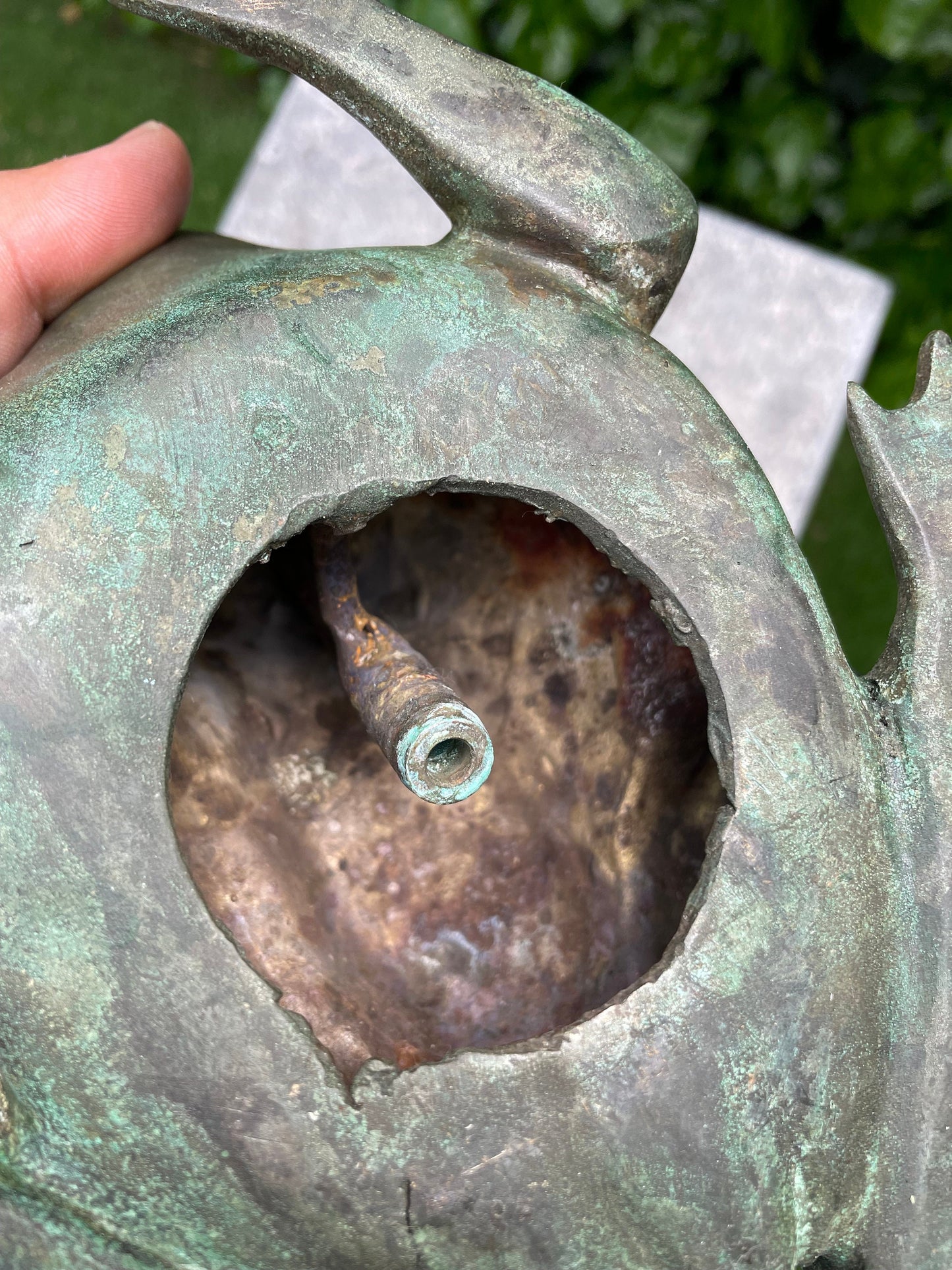 Frog Fountain – Bronze Sculpture. 20x16x9cm - 1.3Kg