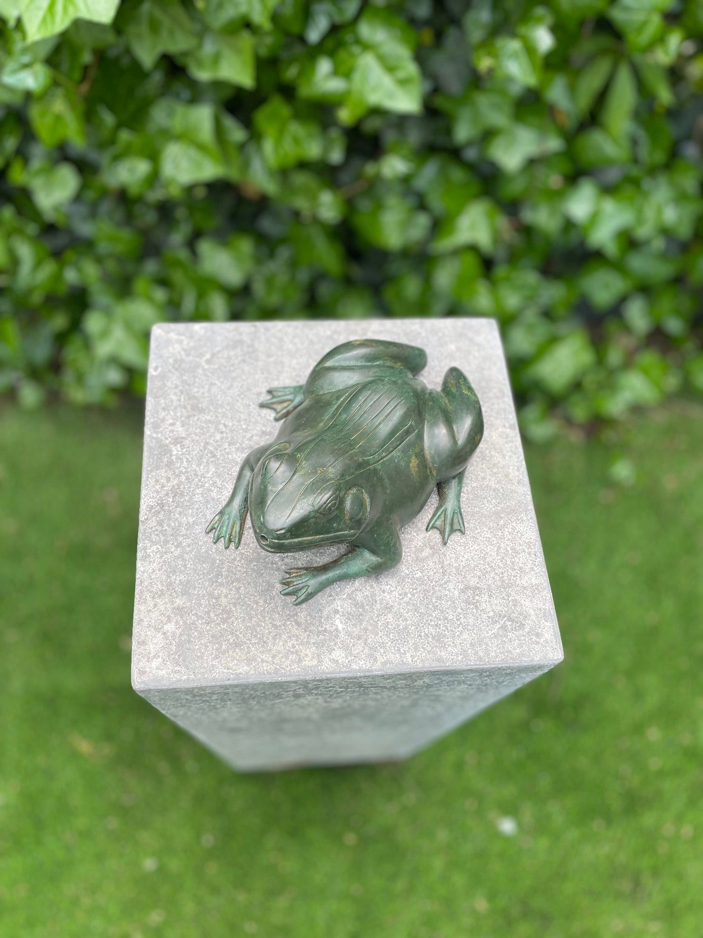 Frog Fountain – Bronze Sculpture. 20x16x9cm - 1.3Kg