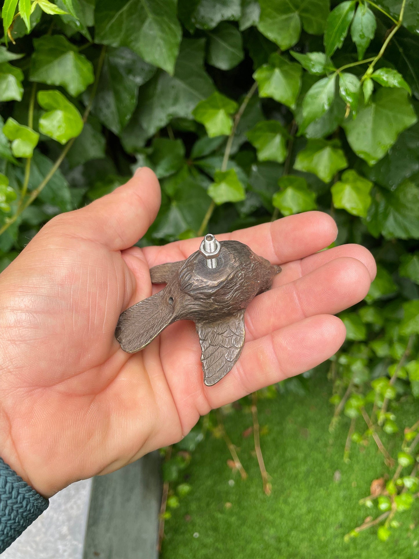 Duo Birds – Bronze Sculpture. 7x6x3cm - 0.3Kg