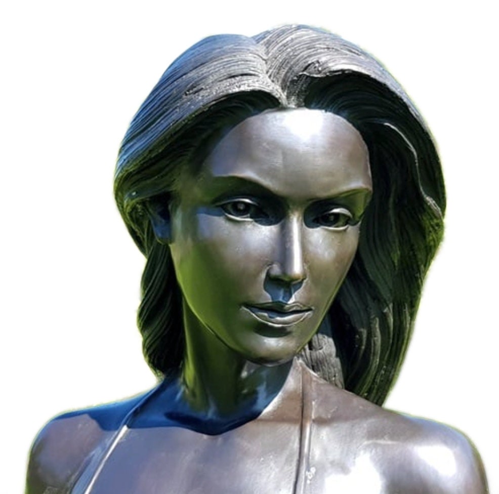 Elegant Stroll – Bronze Sculpture. 62x42x172cm - 20Kg