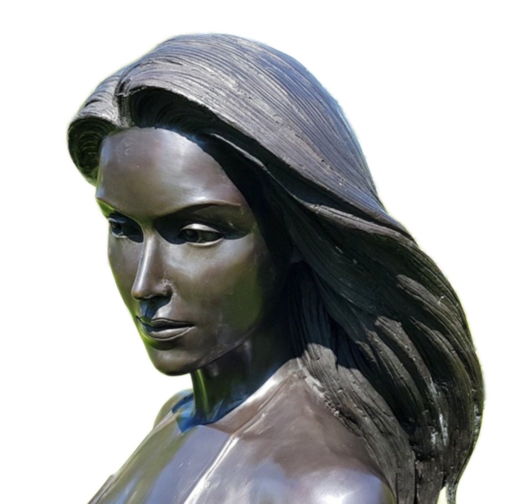 Elegant Stroll – Bronze Sculpture. 62x42x172cm - 20Kg