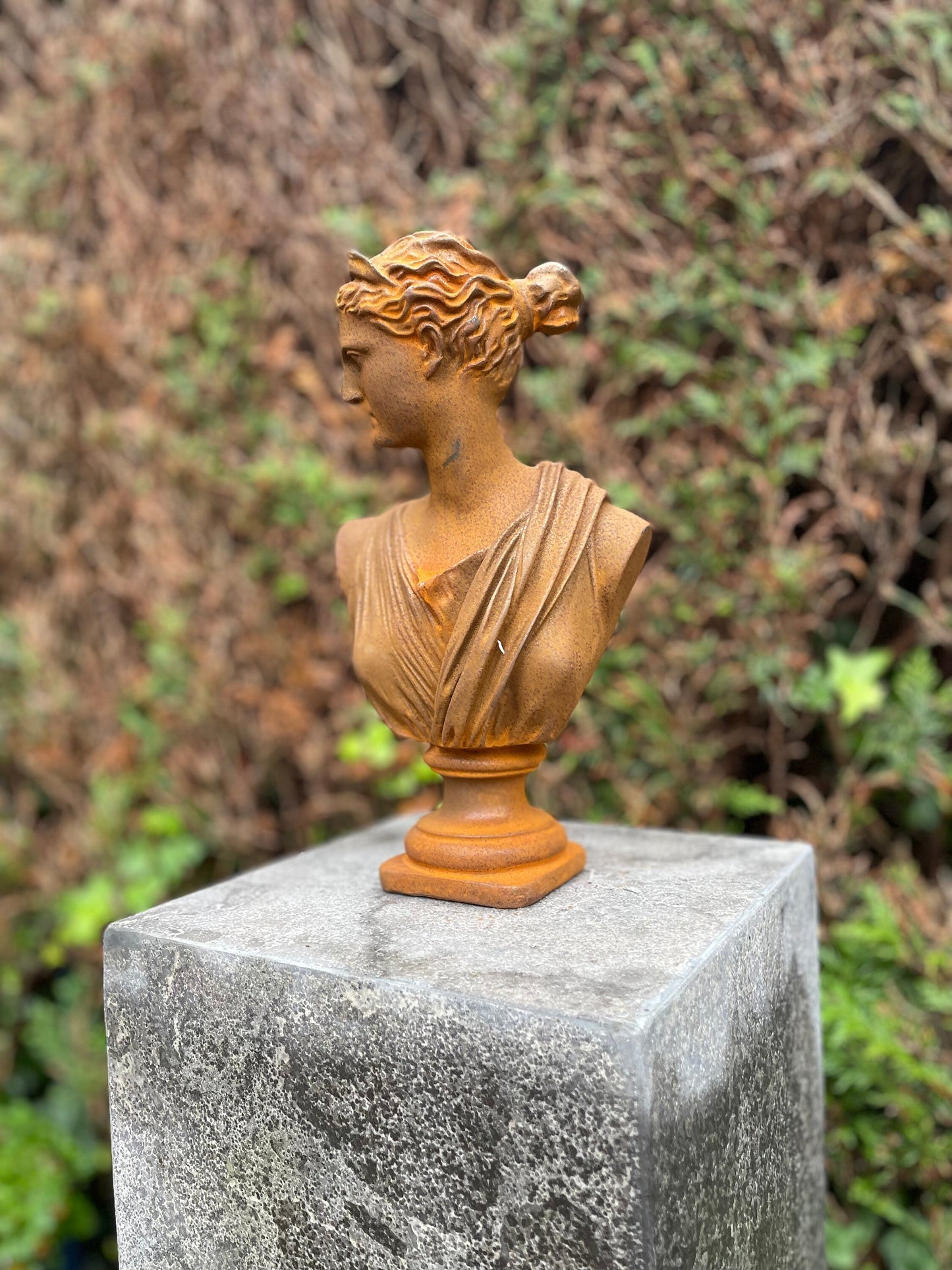 Classical Lady Bust – Iron Sculpture. 29x16x11cm - 3.5Kg