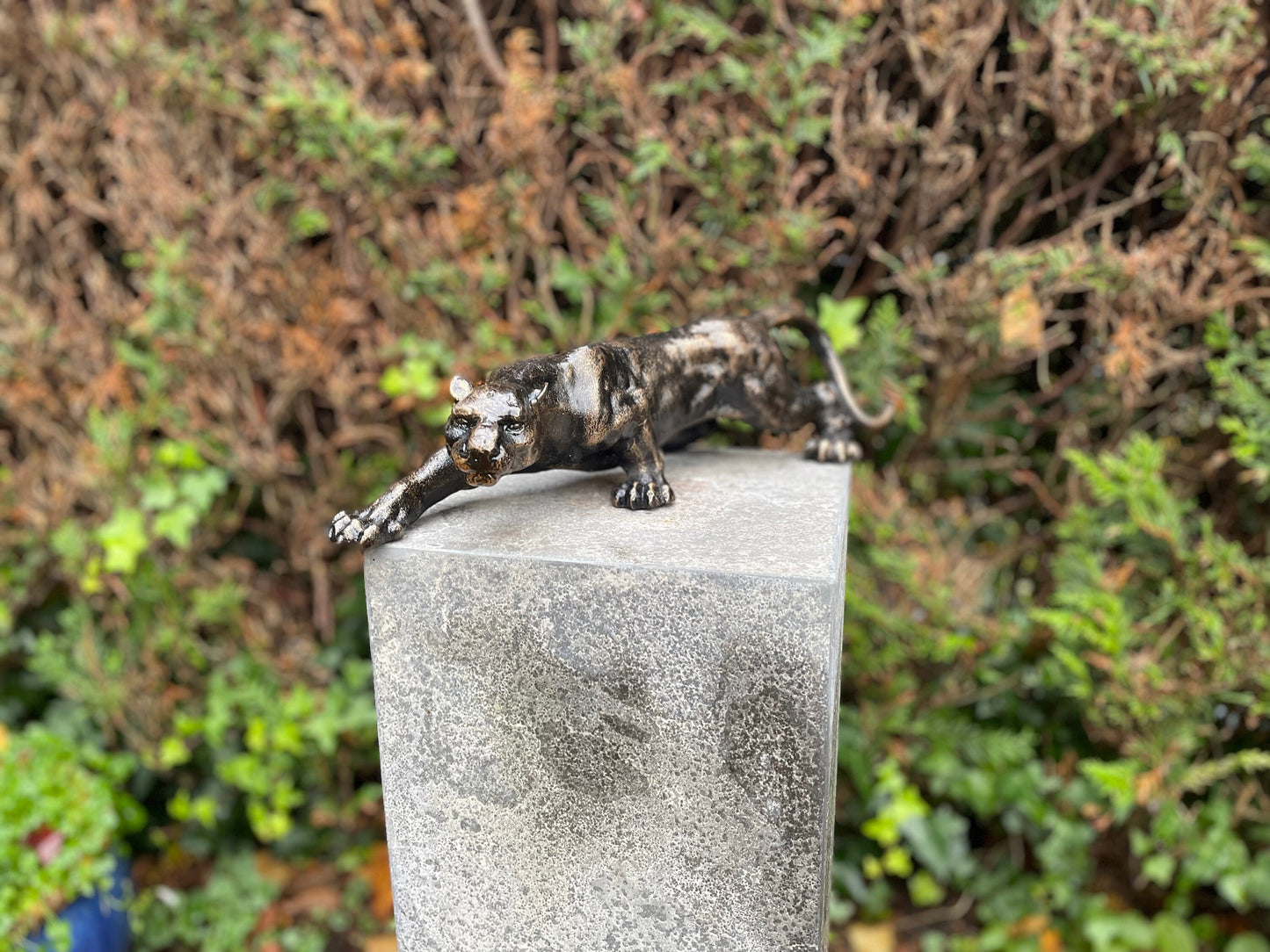 Crouching Panther – Bronze Sculpture. 4.3Kg