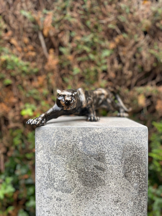 Crouching Panther – Bronze Sculpture. 4.3Kg