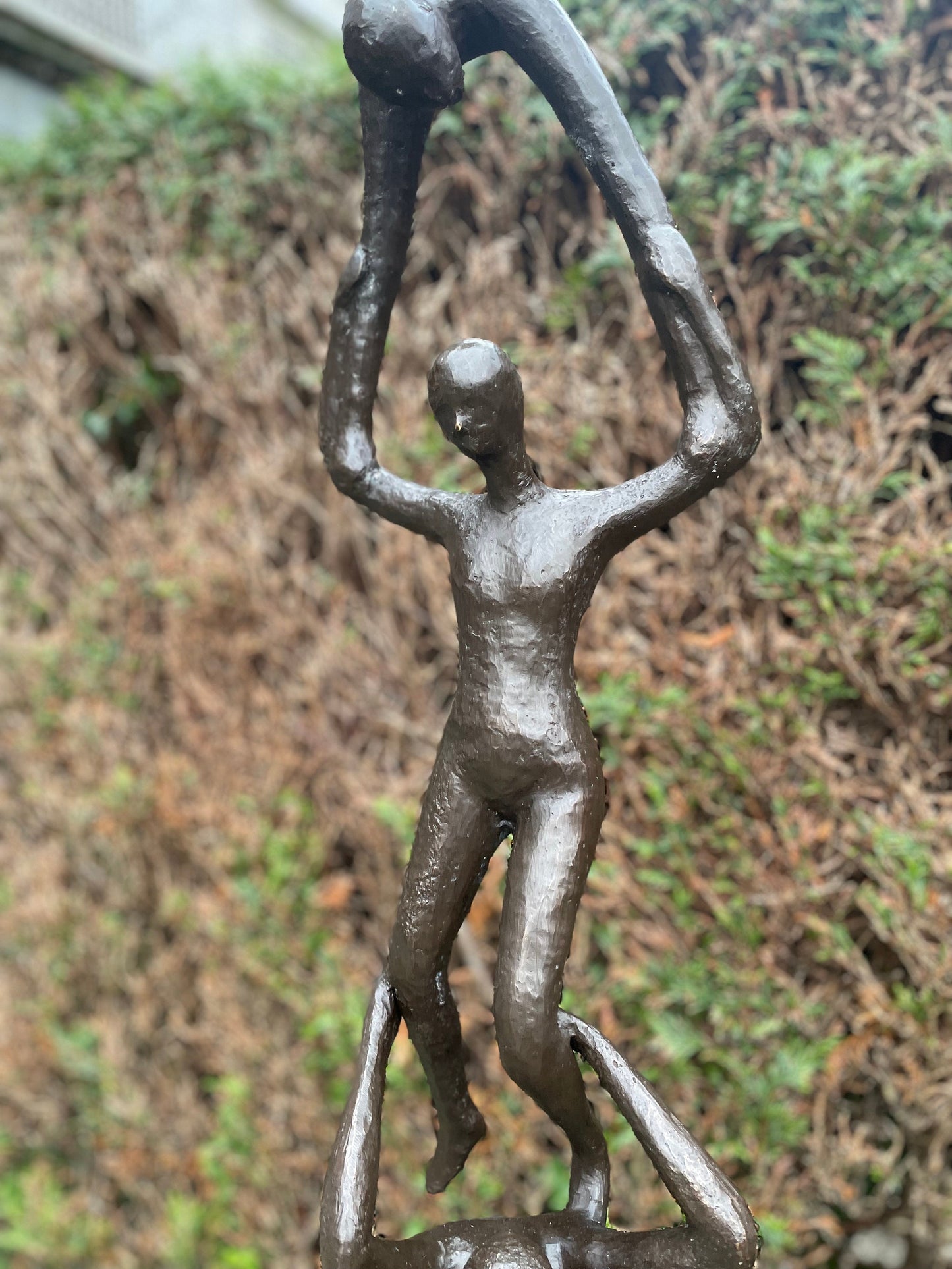 Human Tower – Bronze Sculpture. 27x27x155cm - 17Kg