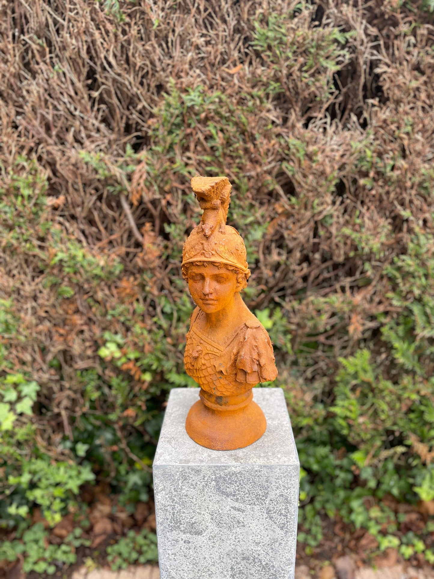 Athena Bust – Iron Sculpture. 46x25x17cm - 13.9Kg