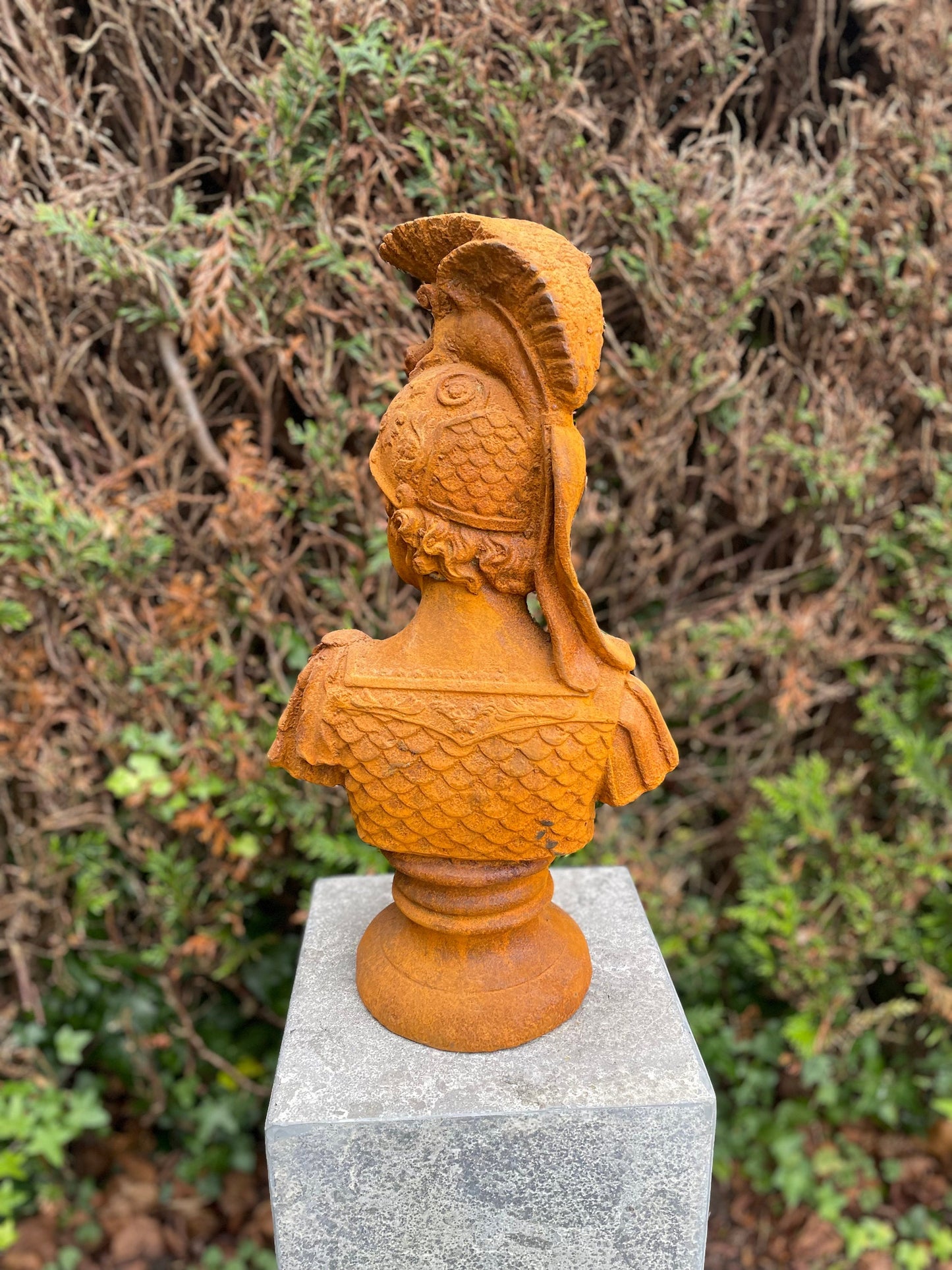 Athena Bust – Iron Sculpture. 46x25x17cm - 13.9Kg