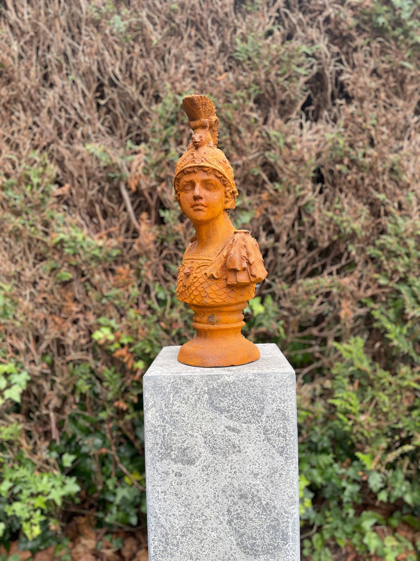Athena Bust – Iron Sculpture. 46x25x17cm - 13.9Kg