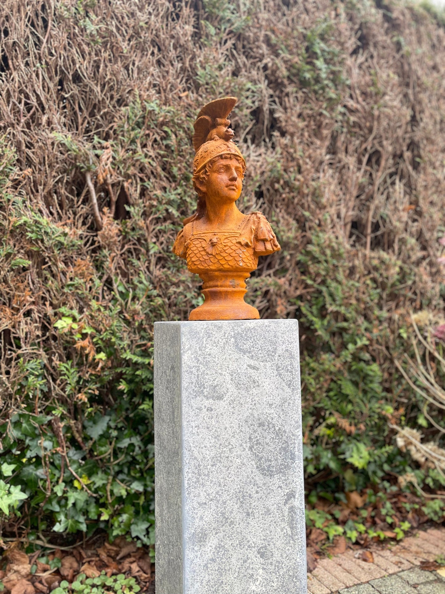 Athena Bust – Iron Sculpture. 46x25x17cm - 13.9Kg