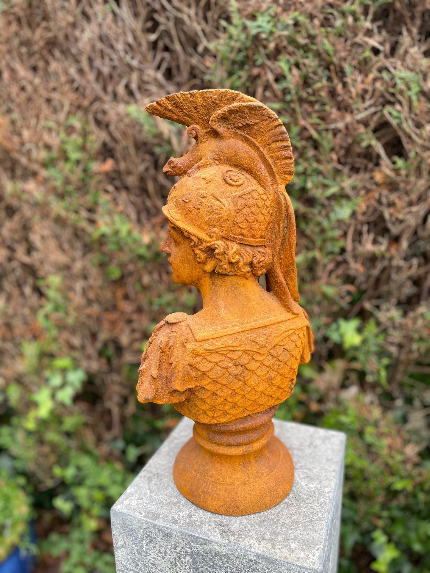 Athena Bust – Iron Sculpture. 46x25x17cm - 13.9Kg