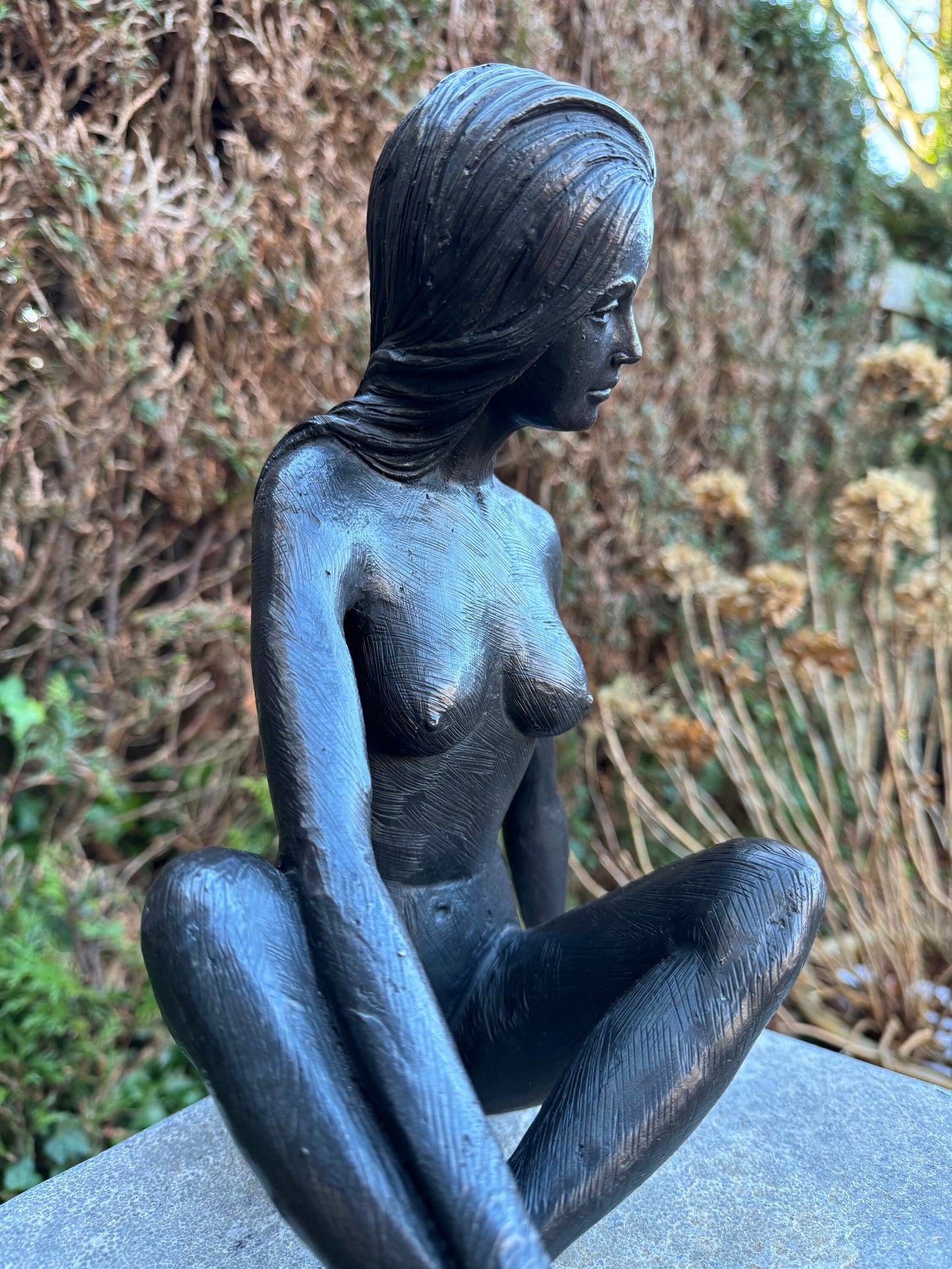 Garden Muse – Bronze Sculpture. 29x20x29cm - 3.1Kg