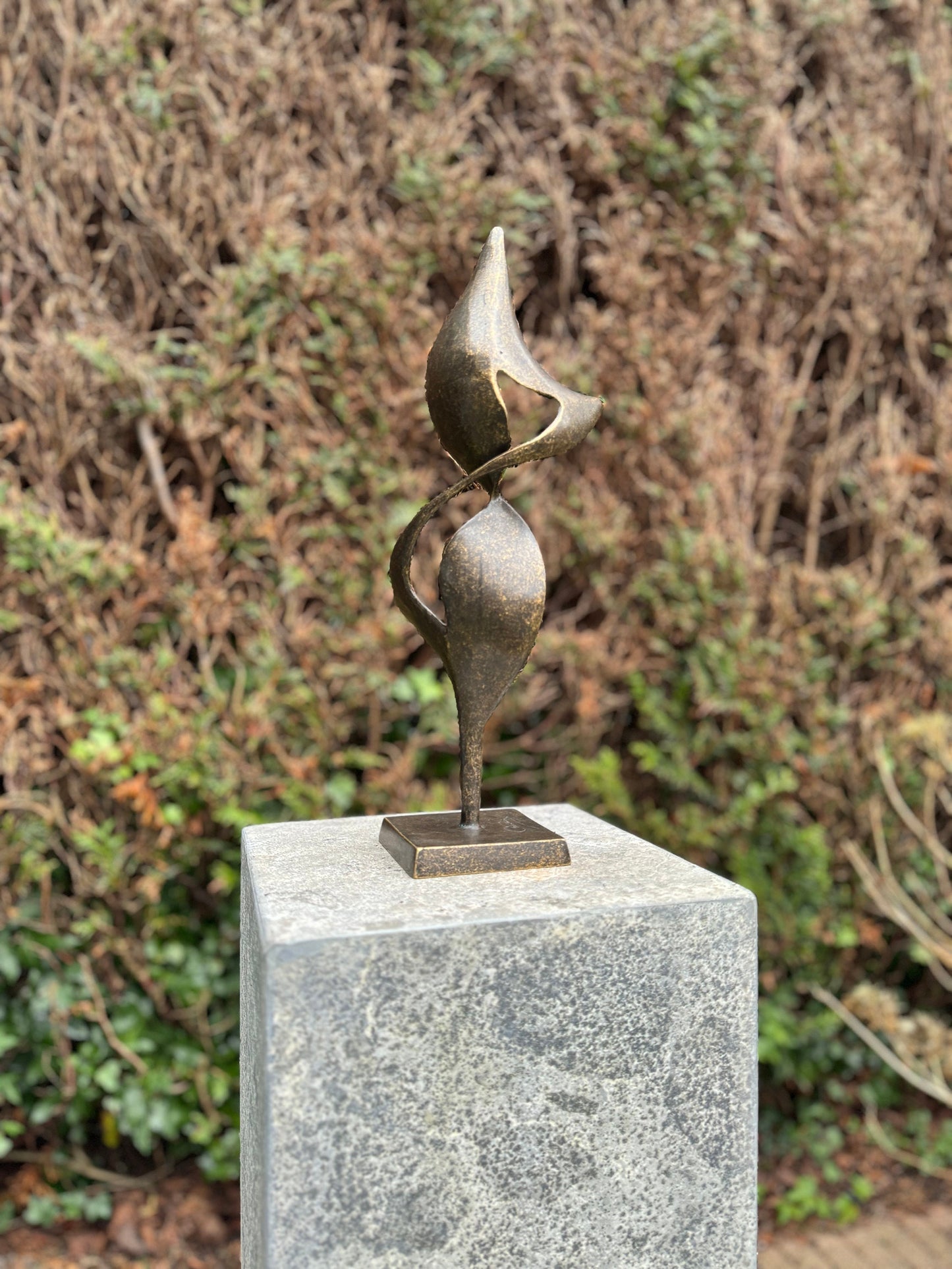Flame of Unity – Bronze Sculpture. 13x9x38cm - 1.5Kg