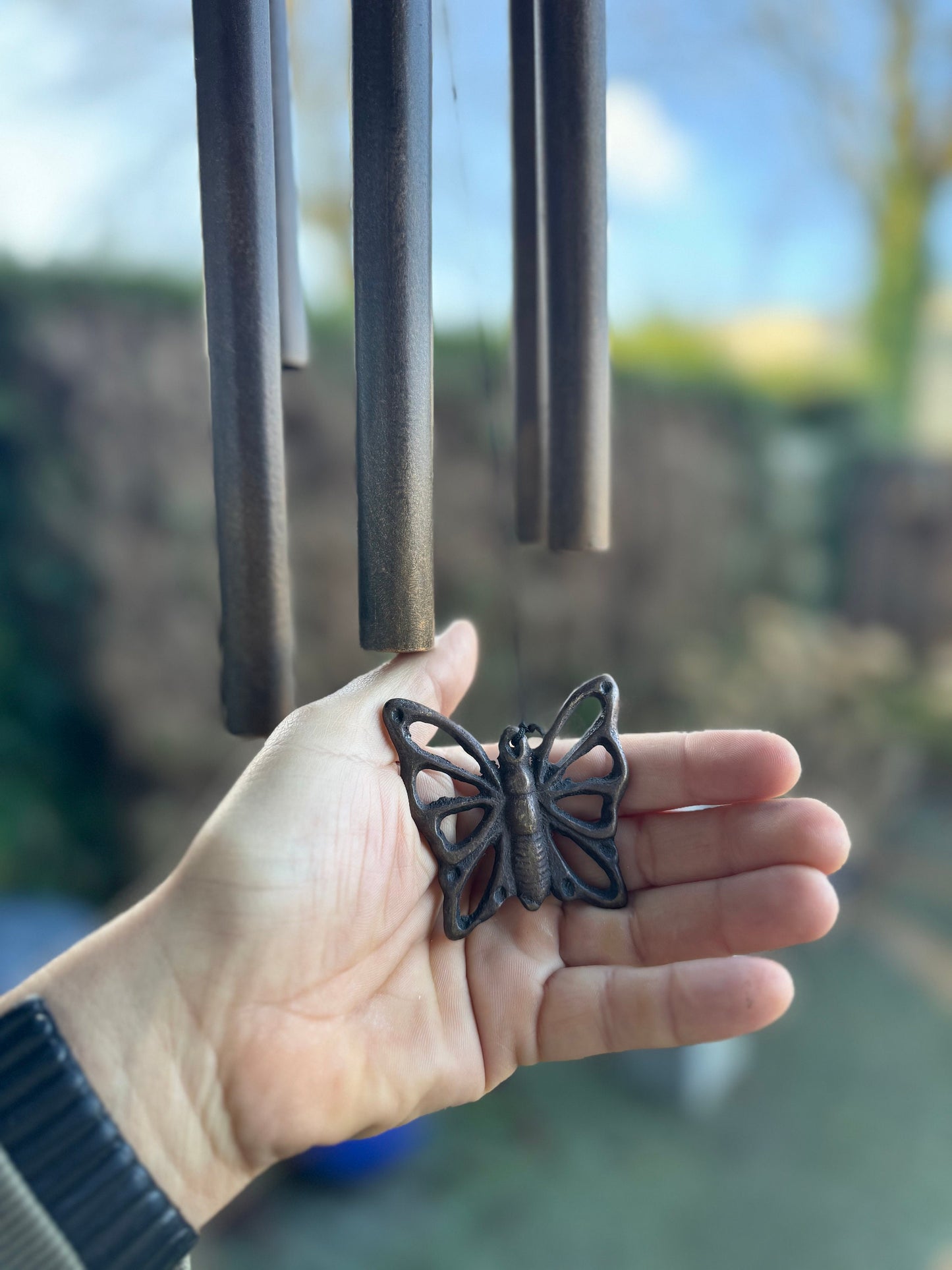Butterfly Harmony – Bronze Sculpture. 17x17x60cm - 0.8Kg