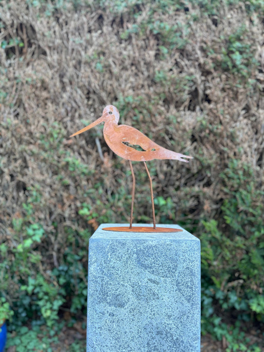 Rustic Stork – Iron Sculpture. 35x9x39cm