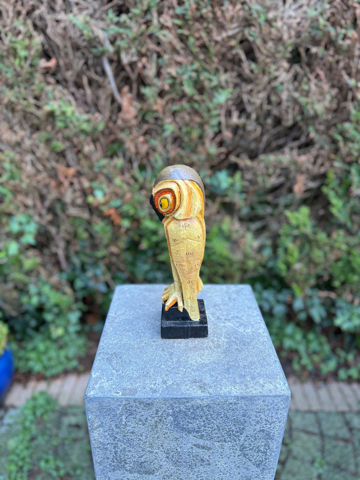 Stylized Owl – Iron Sculpture. 25x7x8cm - 2.2Kg