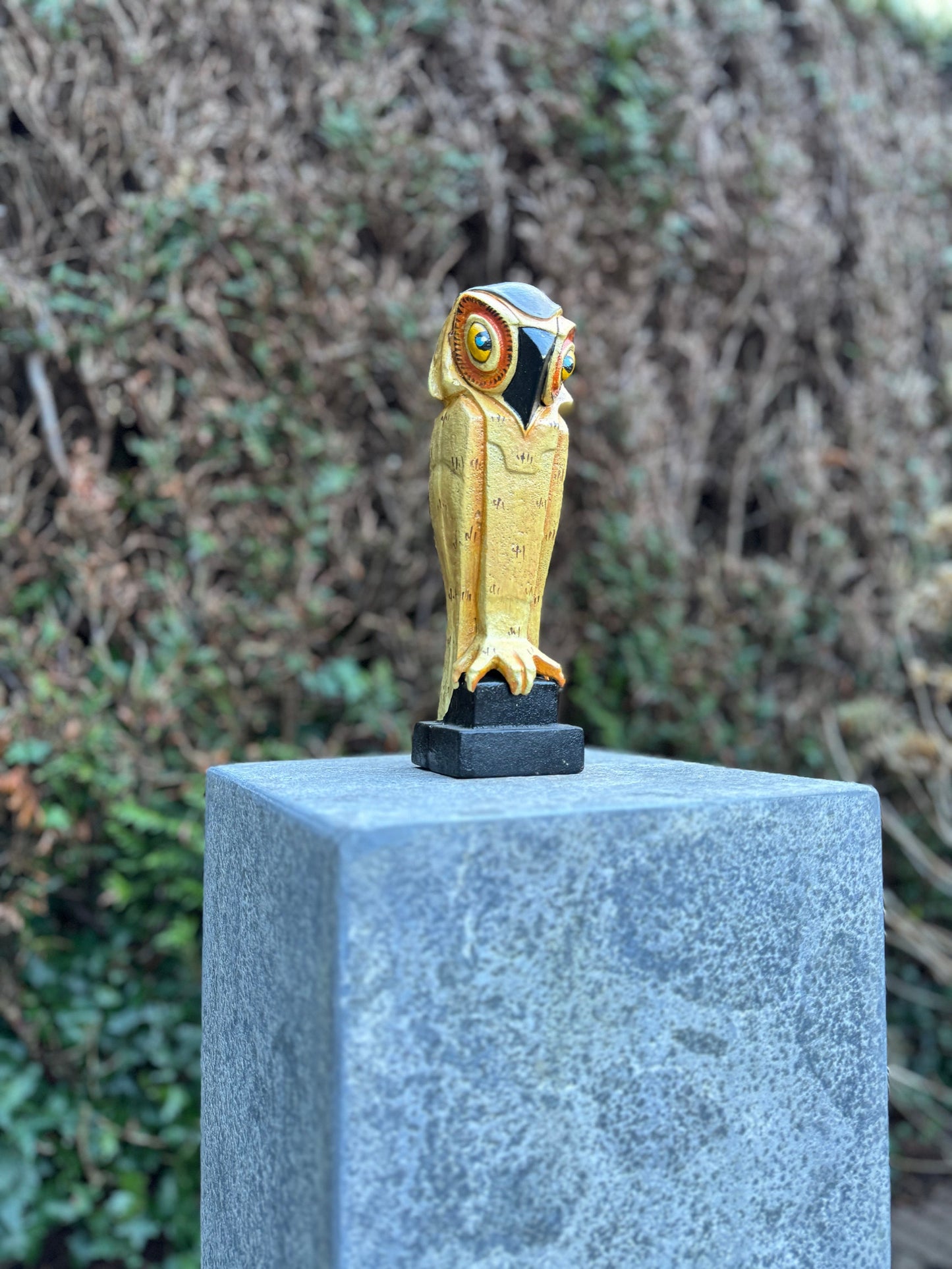 Stylized Owl – Iron Sculpture. 25x7x8cm - 2.2Kg