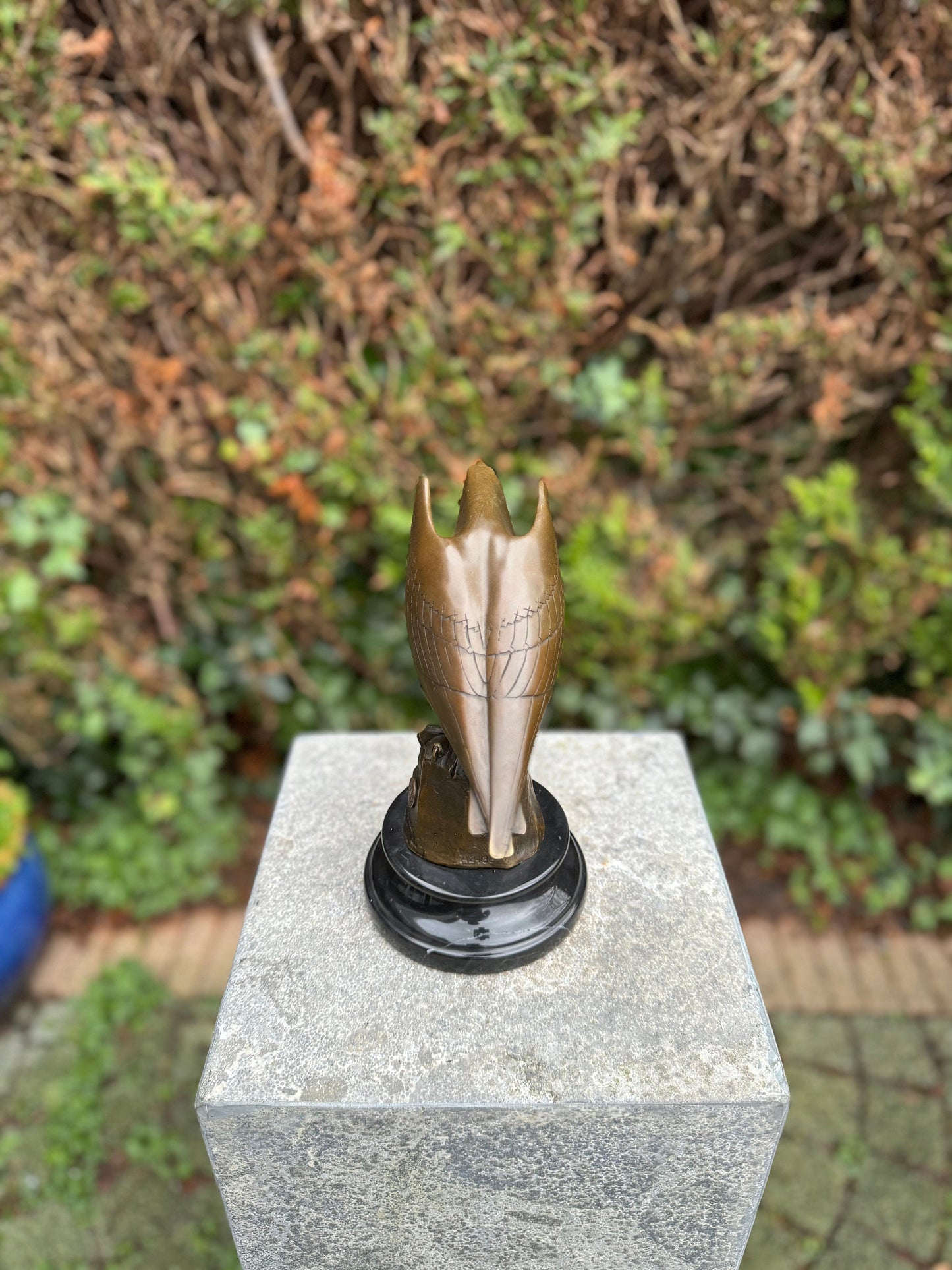 Sharp-Eyed Eagle – Bronze Sculpture. 20x12x21cm - 2Kg