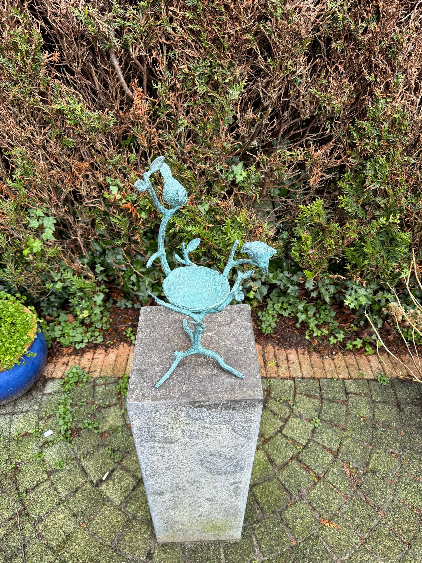 Bird Nest – Bronze Sculpture. 18x18x40cm - 2.4Kg