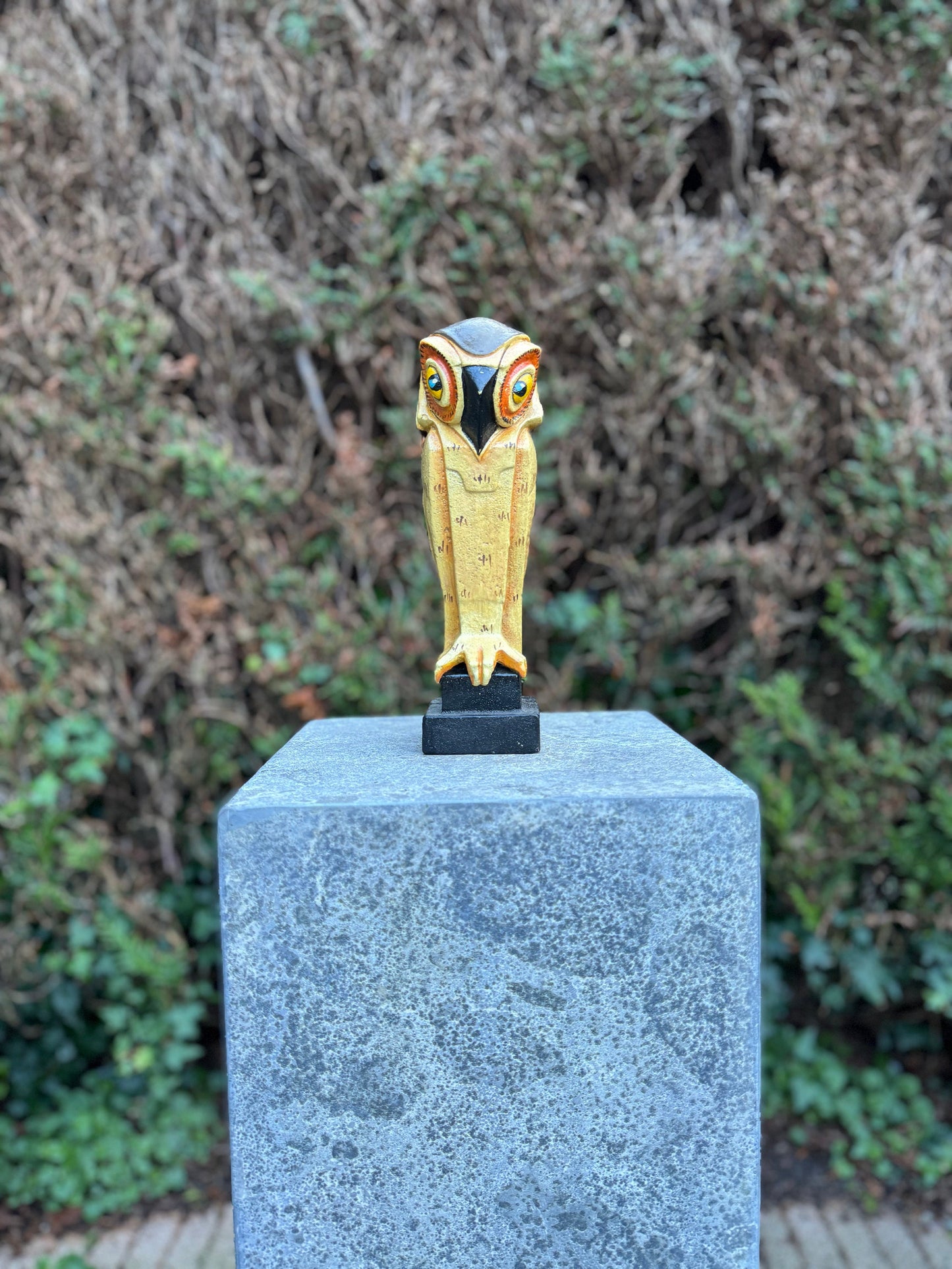 Stylized Owl – Iron Sculpture. 25x7x8cm - 2.2Kg