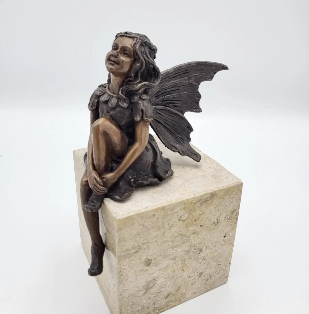 Seated Fairy – Bronze Sculpture. Variations Available - Approx. 0.7Kg