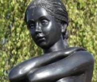 Serene Beauty – Bronze Sculpture. 33x28x117cm - 12Kg