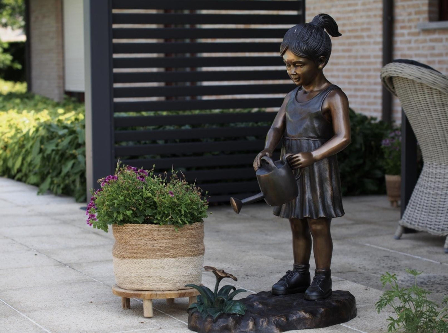 Little Gardener – Bronze Sculpture. 65x33x95cm - 25Kg