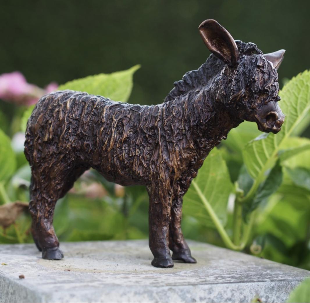Donkey – Bronze Sculpture. 23x6x21cm - 4Kg