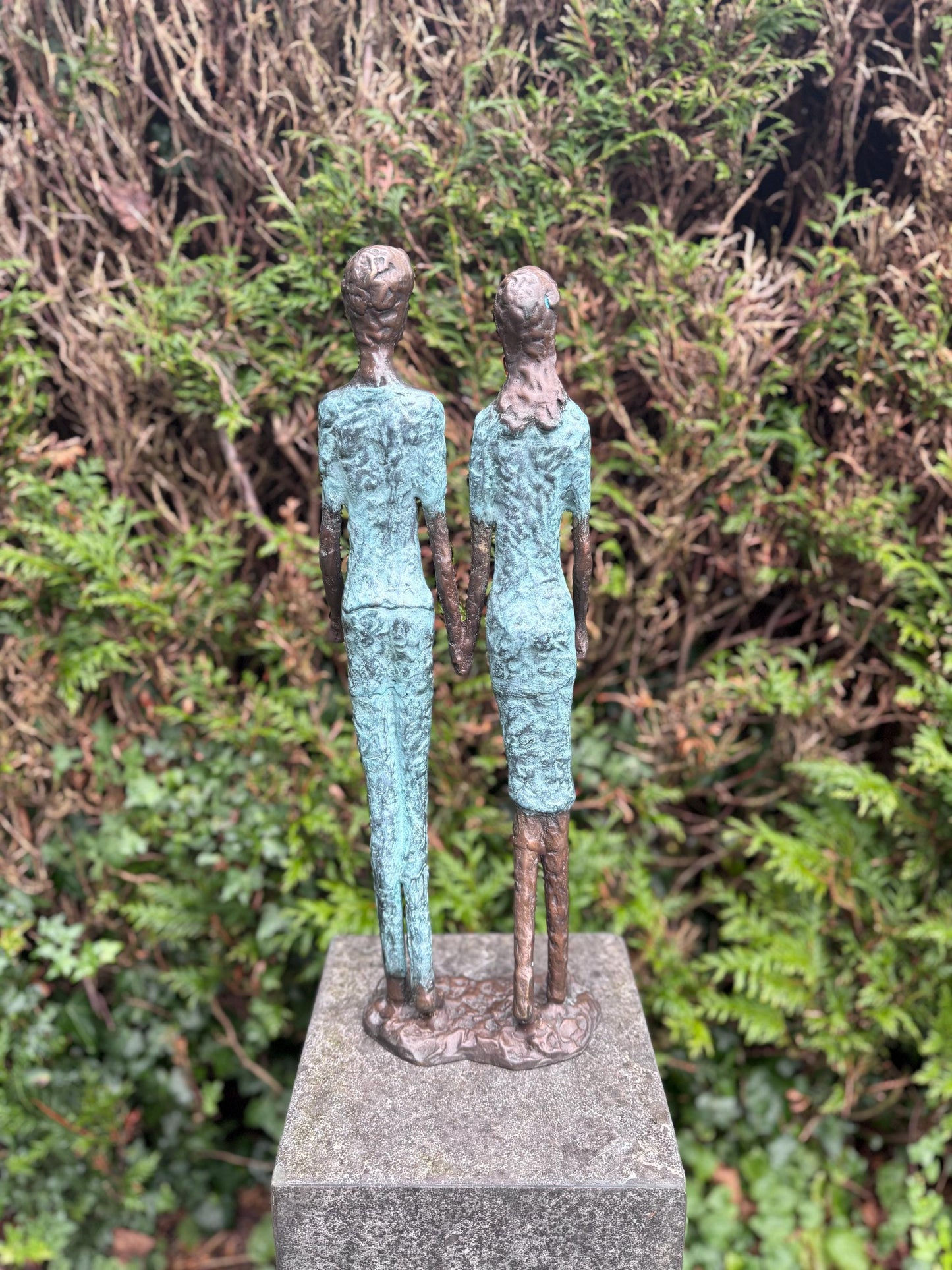 Together Forever – Bronze Sculpture. 19x11x48cm - 4Kg
