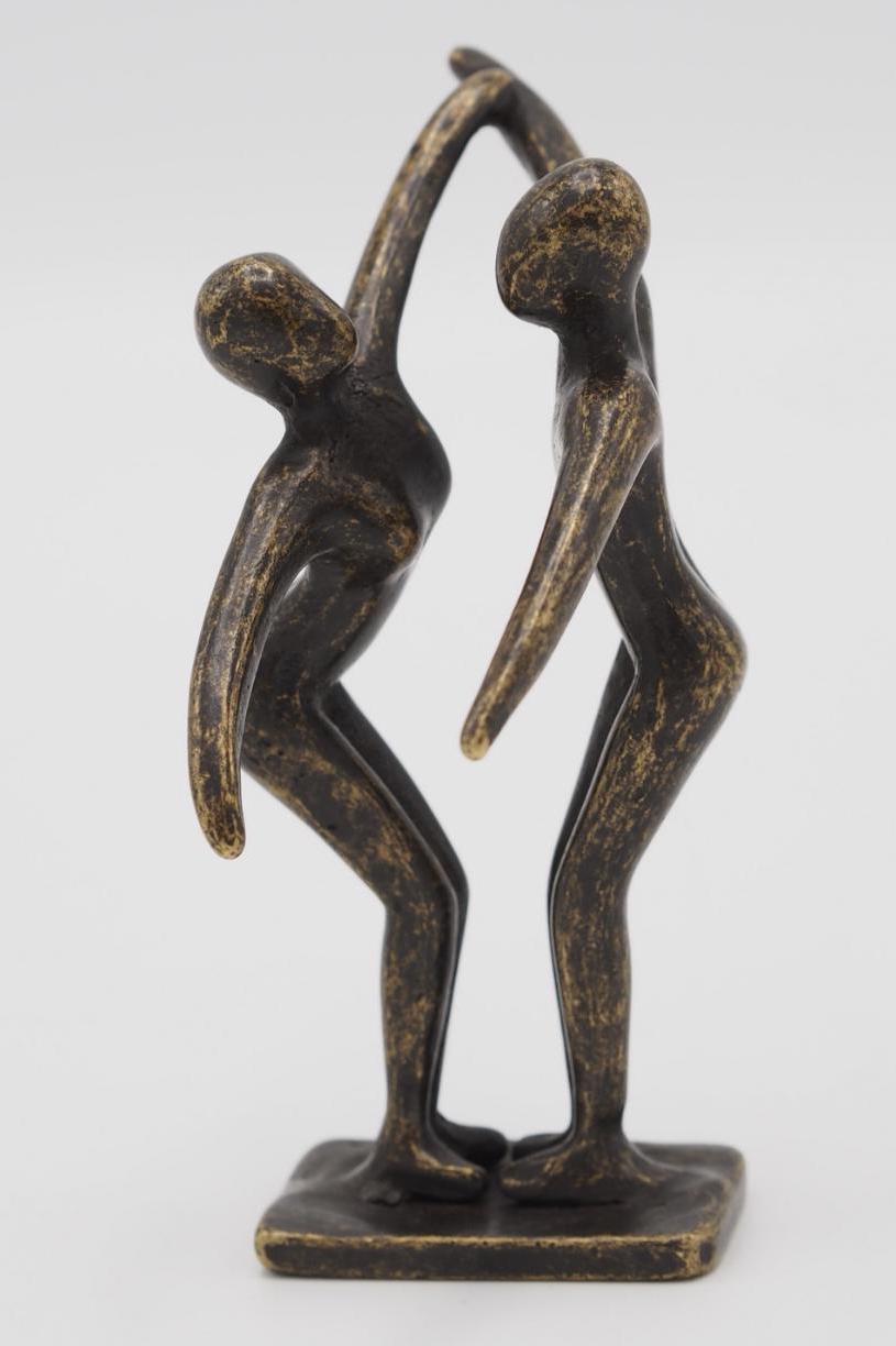 Silent Dance – Bronze Sculpture. 5x3x10cm - 0.5Kg