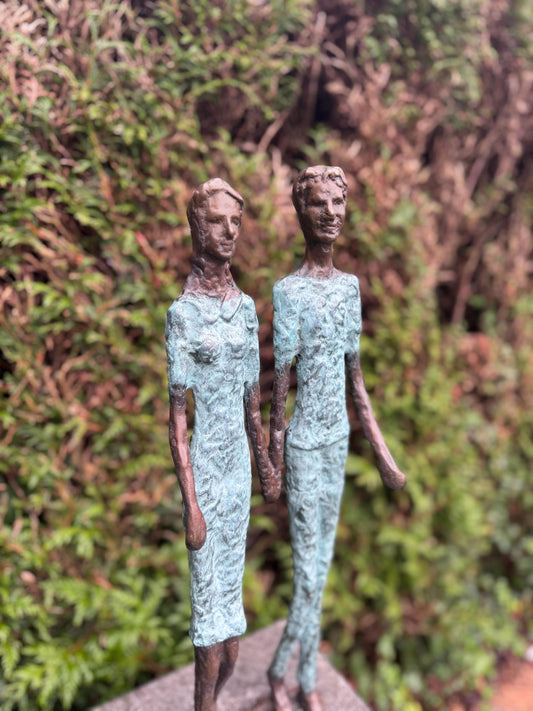 Together Forever – Bronze Sculpture. 19x11x48cm - 4Kg