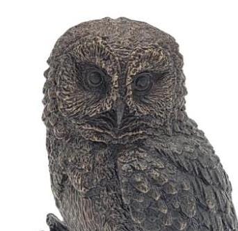 Forest Sentinel Owl – Bronze Sculpture. 7x5x11cm - 1Kg