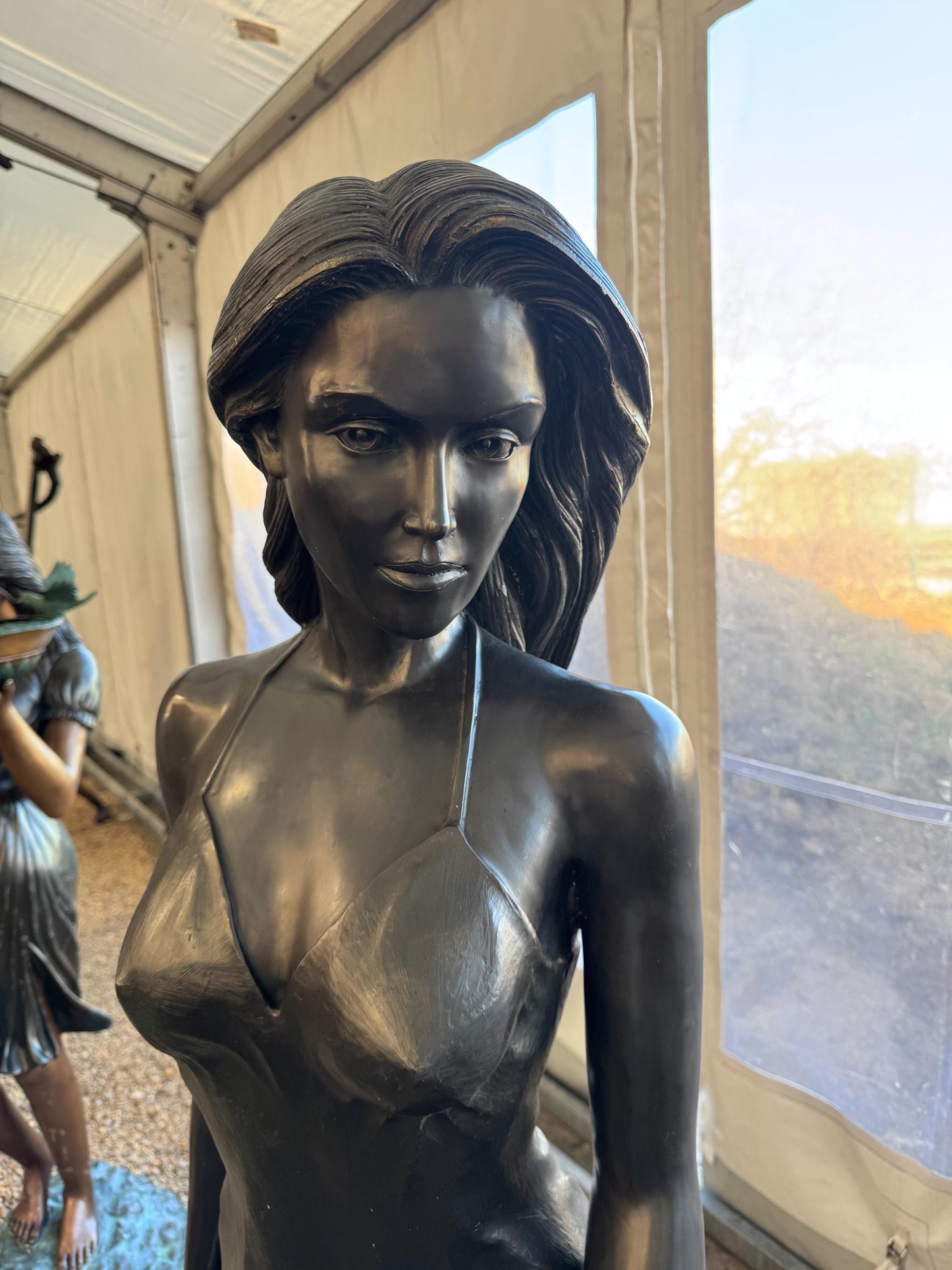 Elegant Stroll – Bronze Sculpture. 62x42x172cm - 20Kg