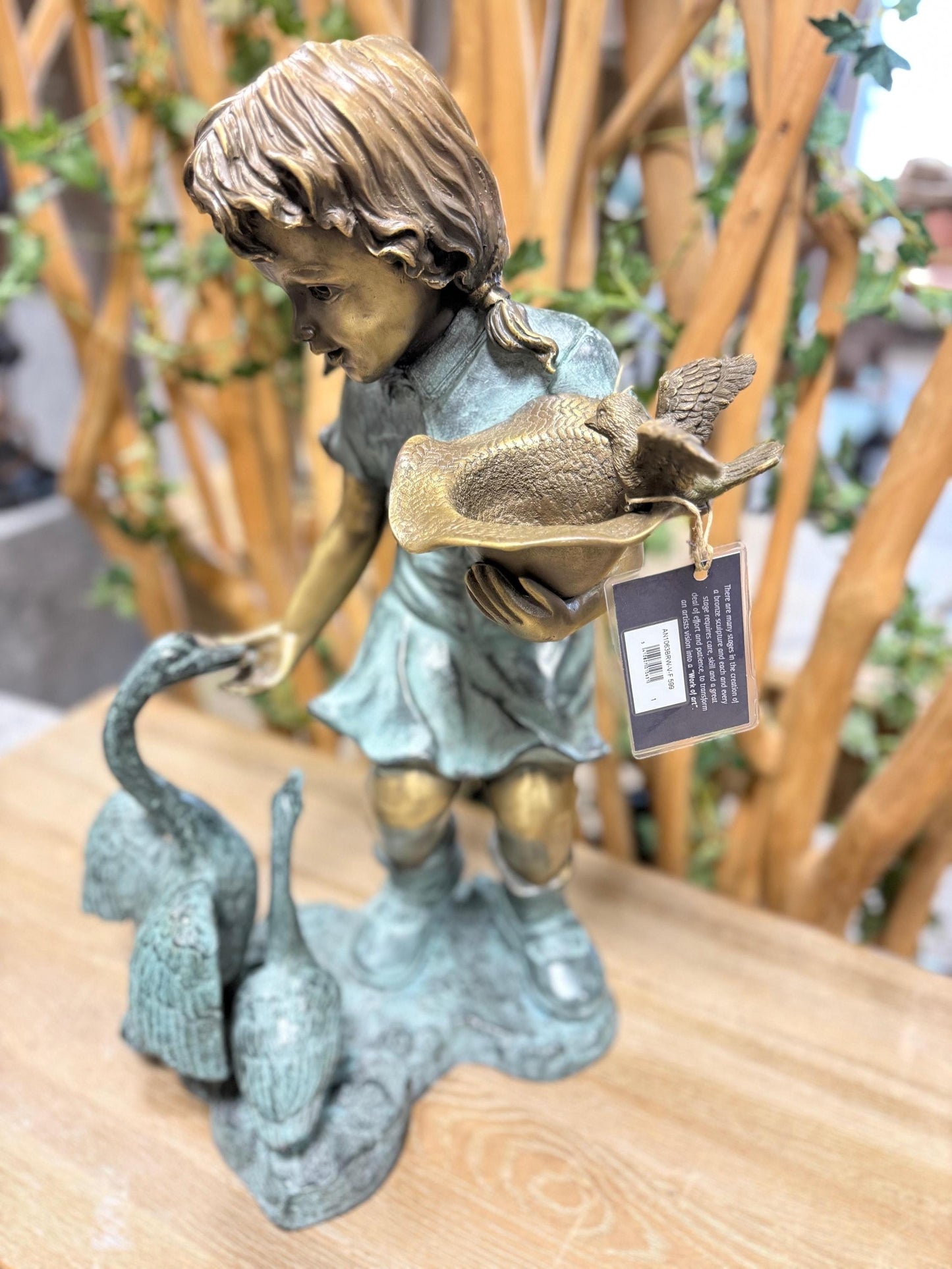 Nature's Friends – Bronze Sculpture. 20x40x54cm