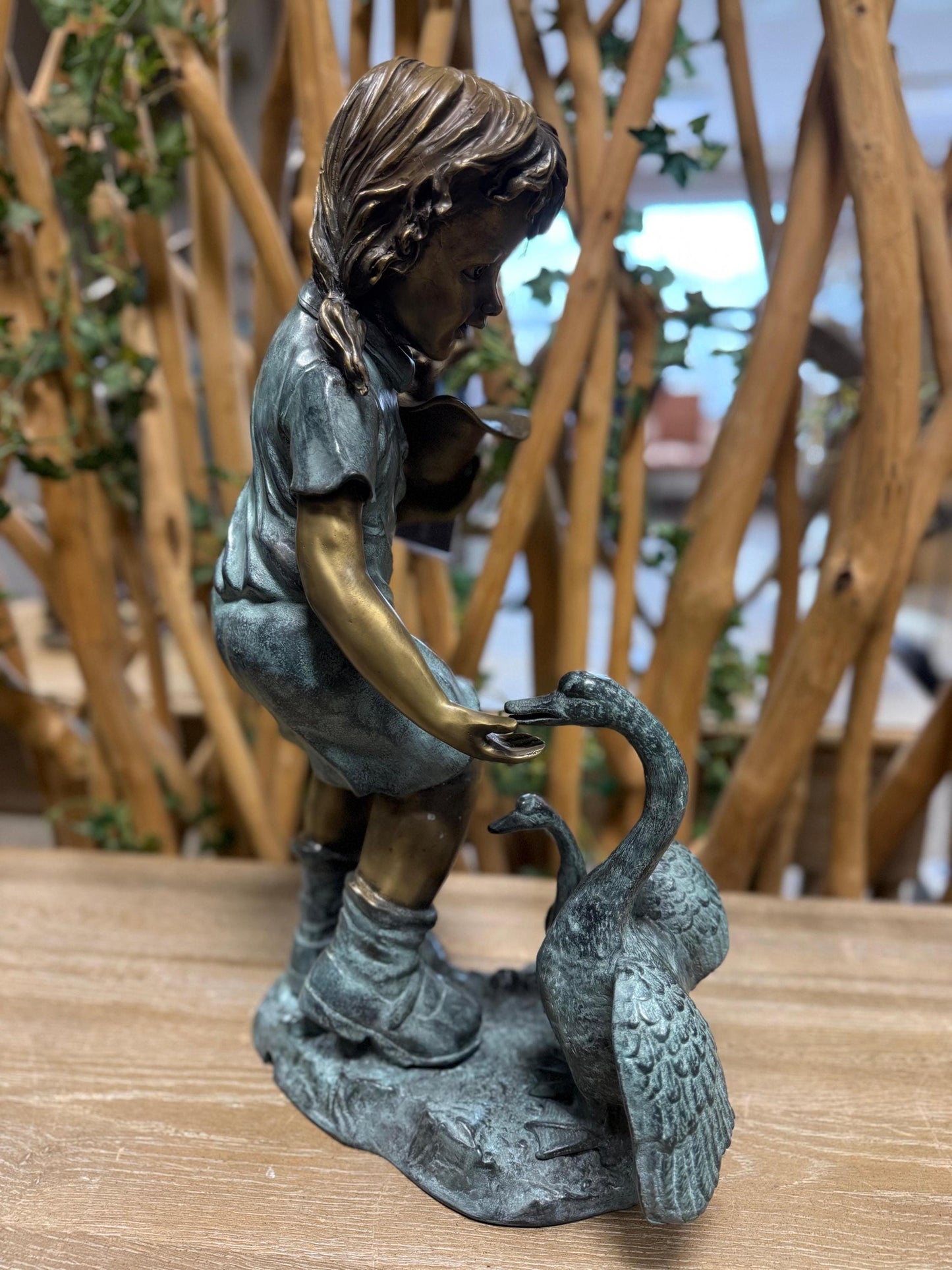 Nature's Friends – Bronze Sculpture. 20x40x54cm