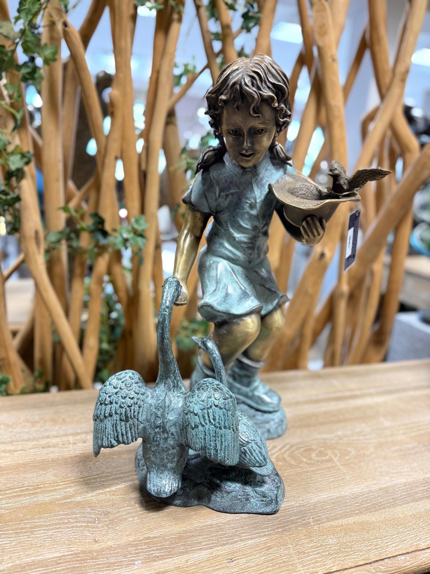 Nature's Friends – Bronze Sculpture. 20x40x54cm