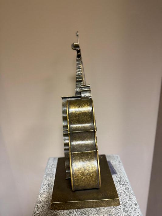 Abstract Violin – Bronze Sculpture. 20x20x50cm