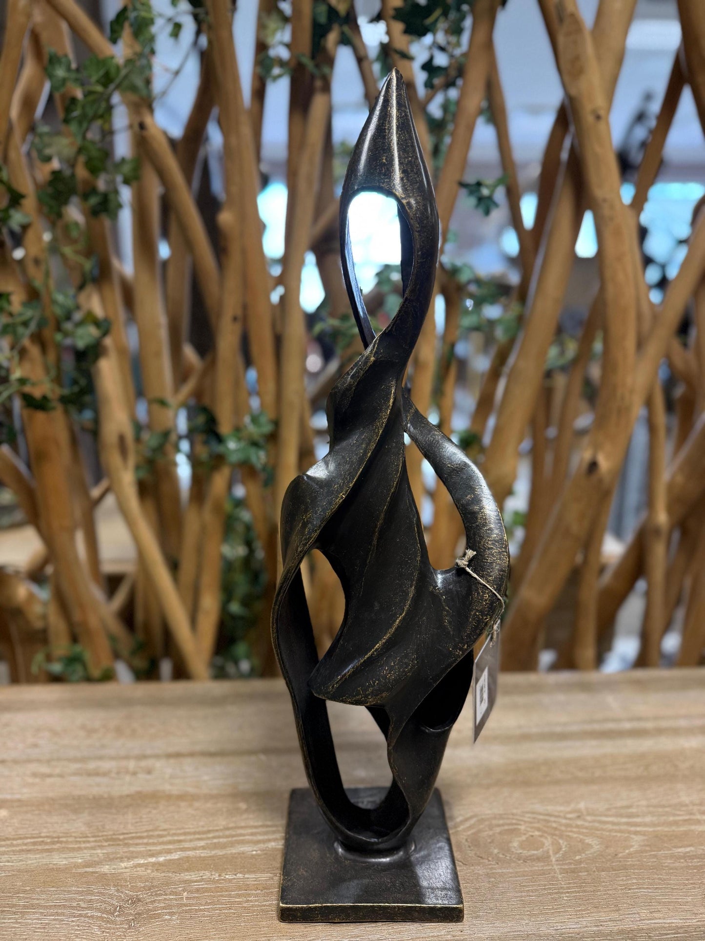Flow Form – Bronze Sculpture. 15x12x58cm - 4.8Kg