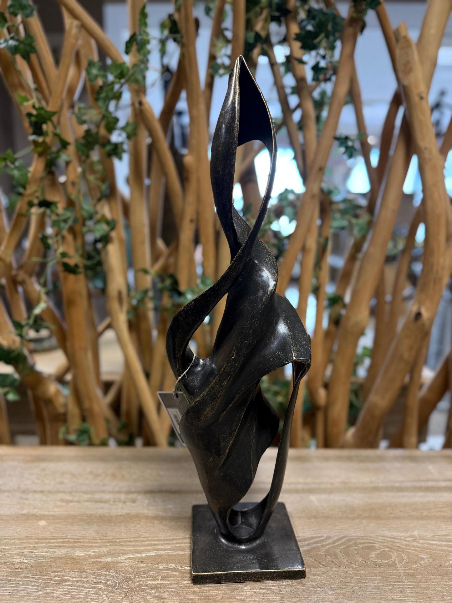 Flow Form – Bronze Sculpture. 15x12x58cm - 4.8Kg