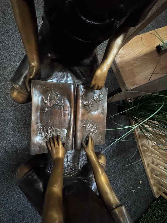 Childhood Memories – Bronze Sculpture. 90x47x87cm