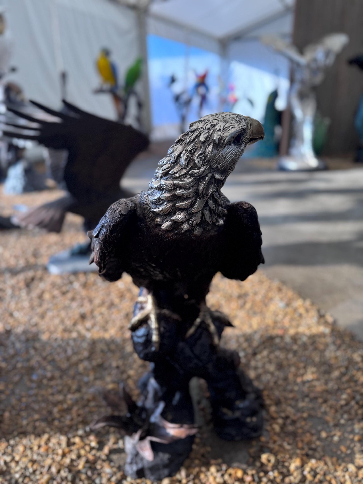 Regal Eagle – Bronze Sculpture. 44x31x81cm - 10Kg
