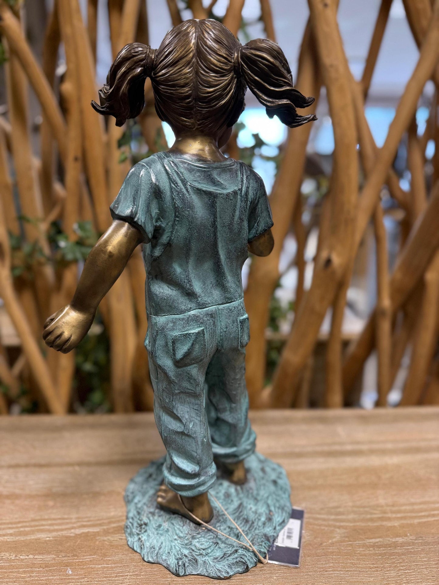 Little Explorer – Bronze Sculpture. 20x27x50cm