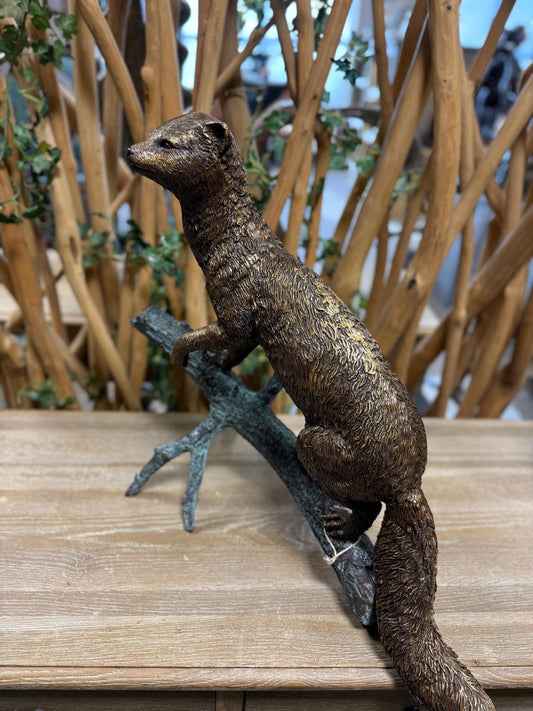 Forest Sentinel – Bronze Sculpture. 55x24x52cm