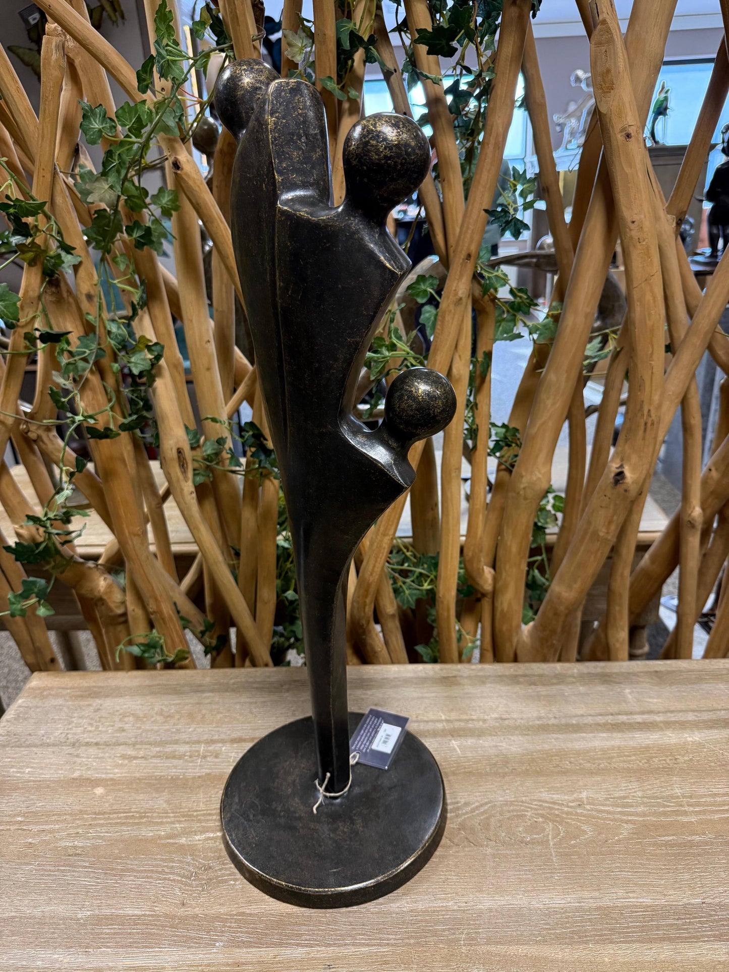 Together We Grow – Bronze Sculpture. 23x23x65cm