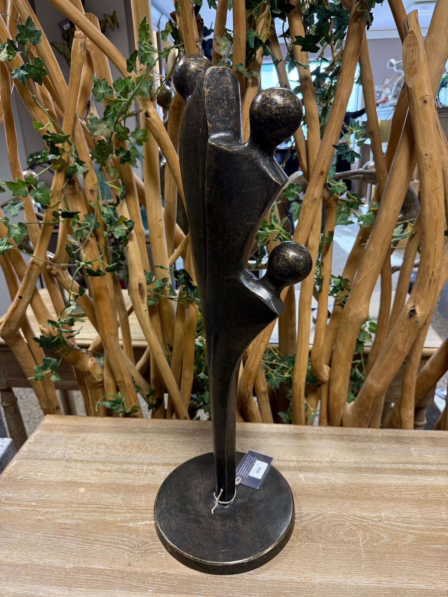 Together We Grow – Bronze Sculpture. 23x23x65cm