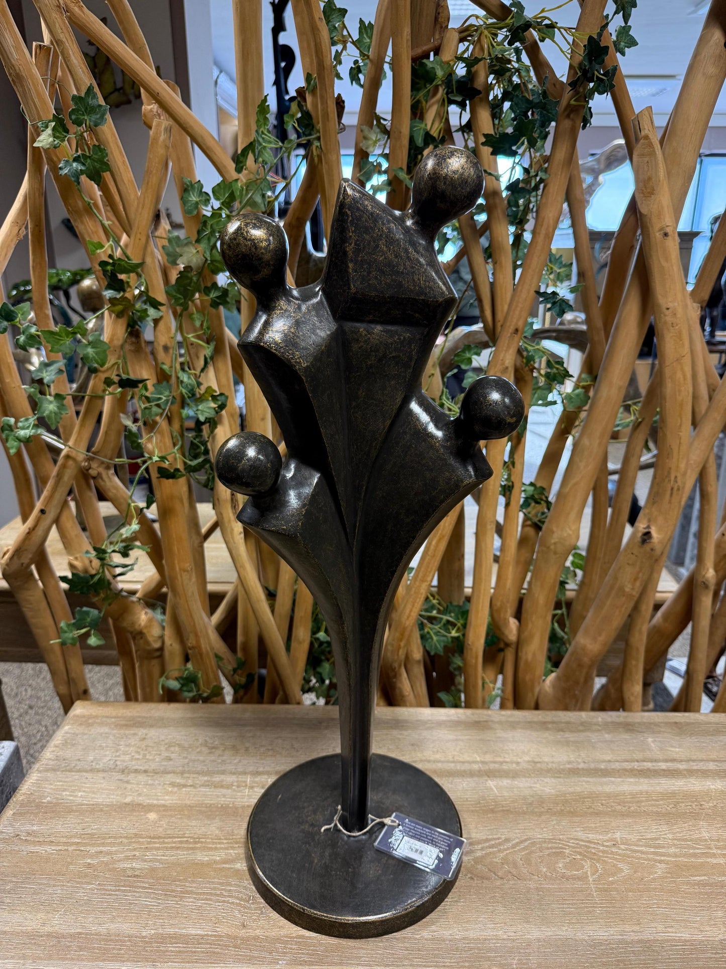 Together We Grow – Bronze Sculpture. 23x23x65cm