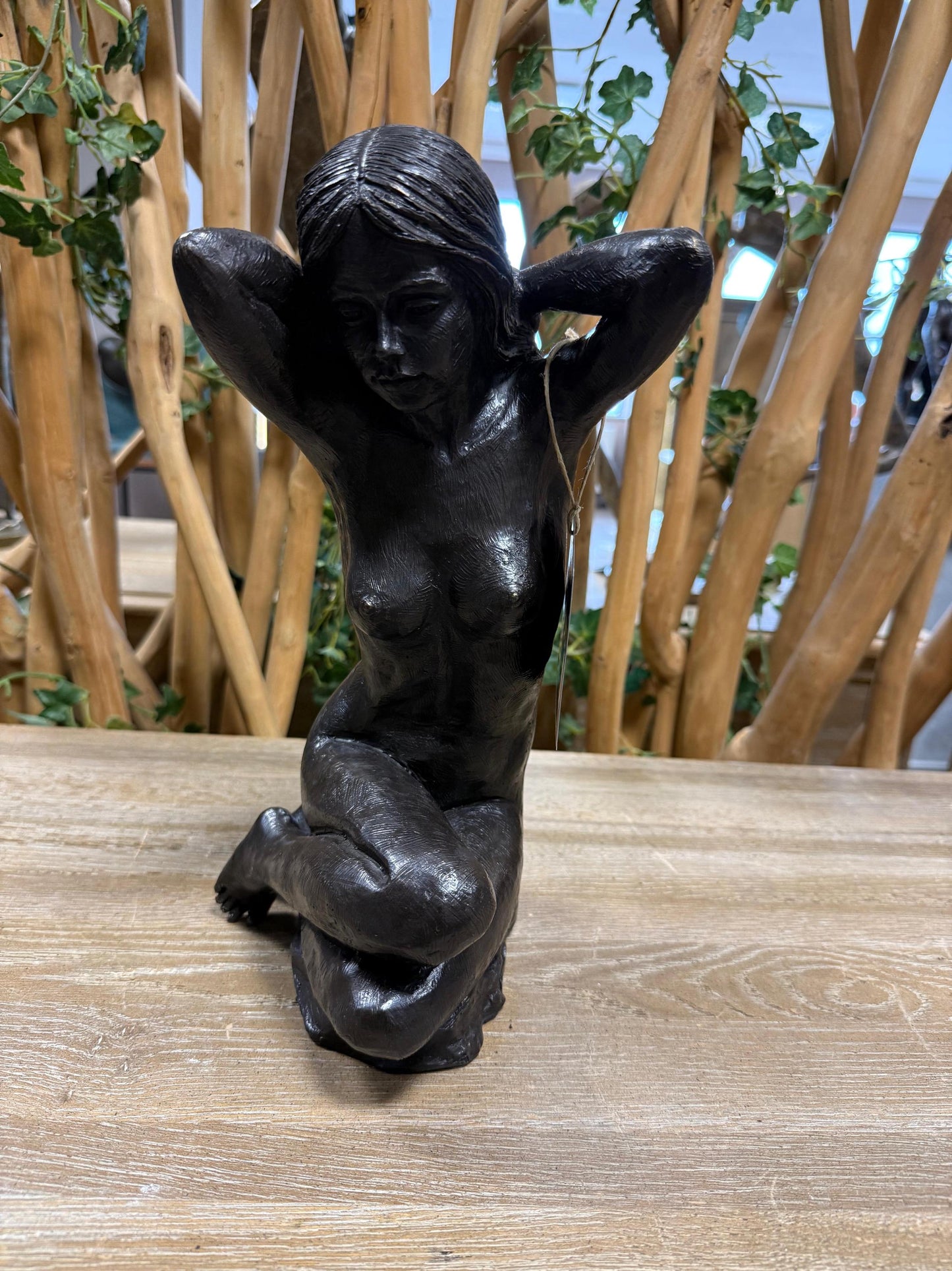 Reflective Nude – Bronze Sculpture. 18x16x33cm