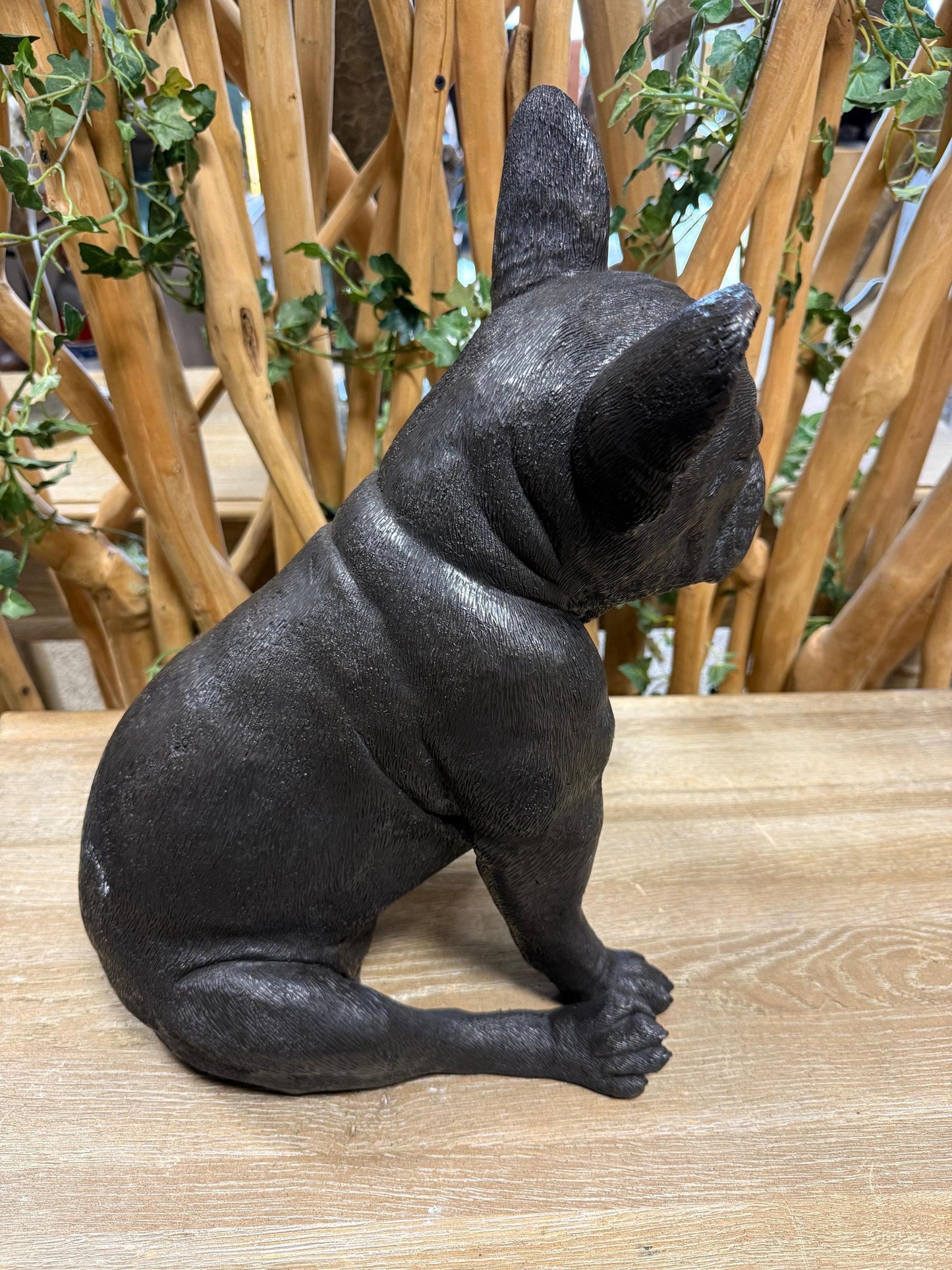 Loyal Bulldog – Bronze Sculpture. 29x30x42cm