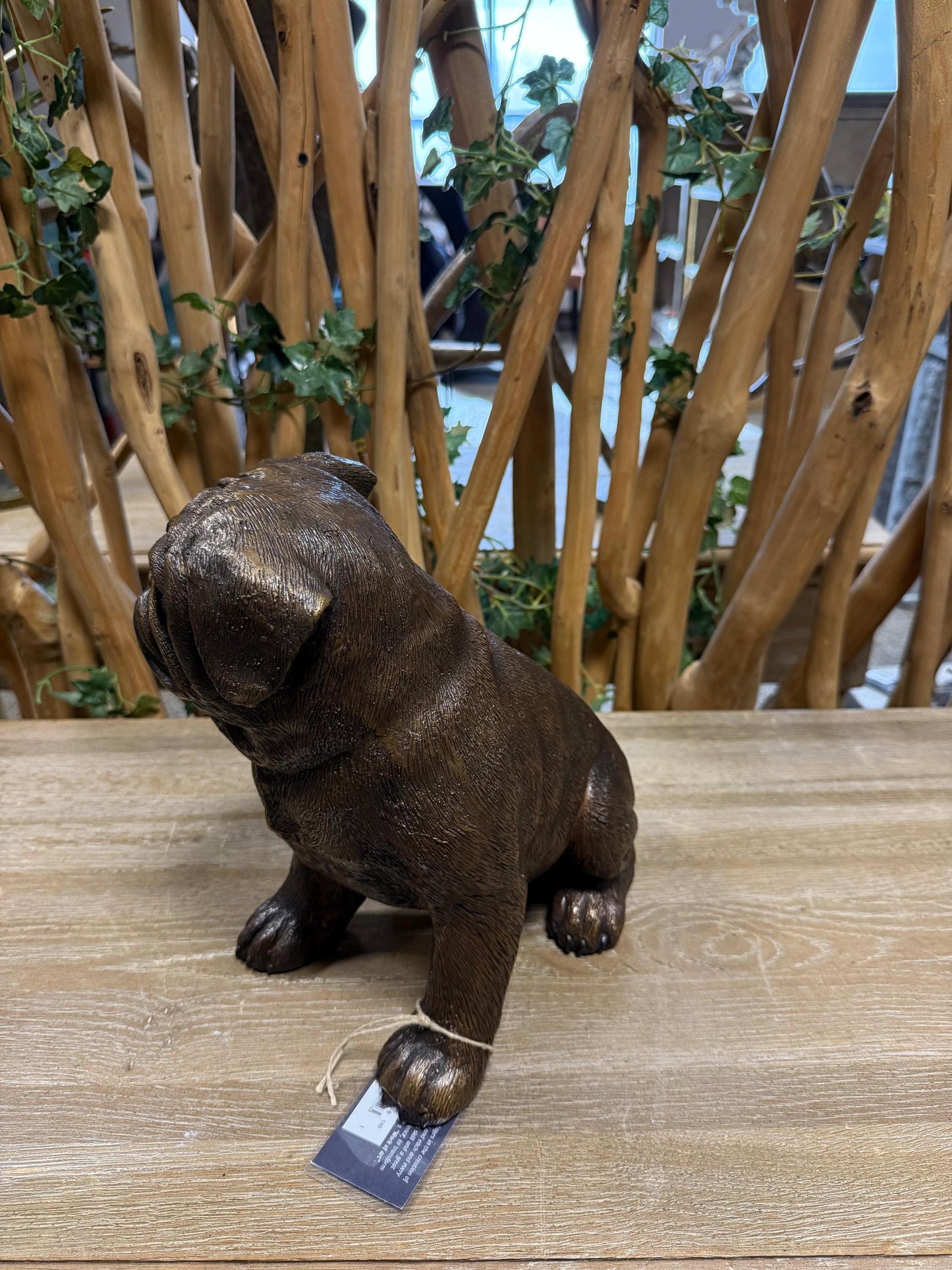 Pug Companion – Bronze Sculpture. 27x18x29cm
