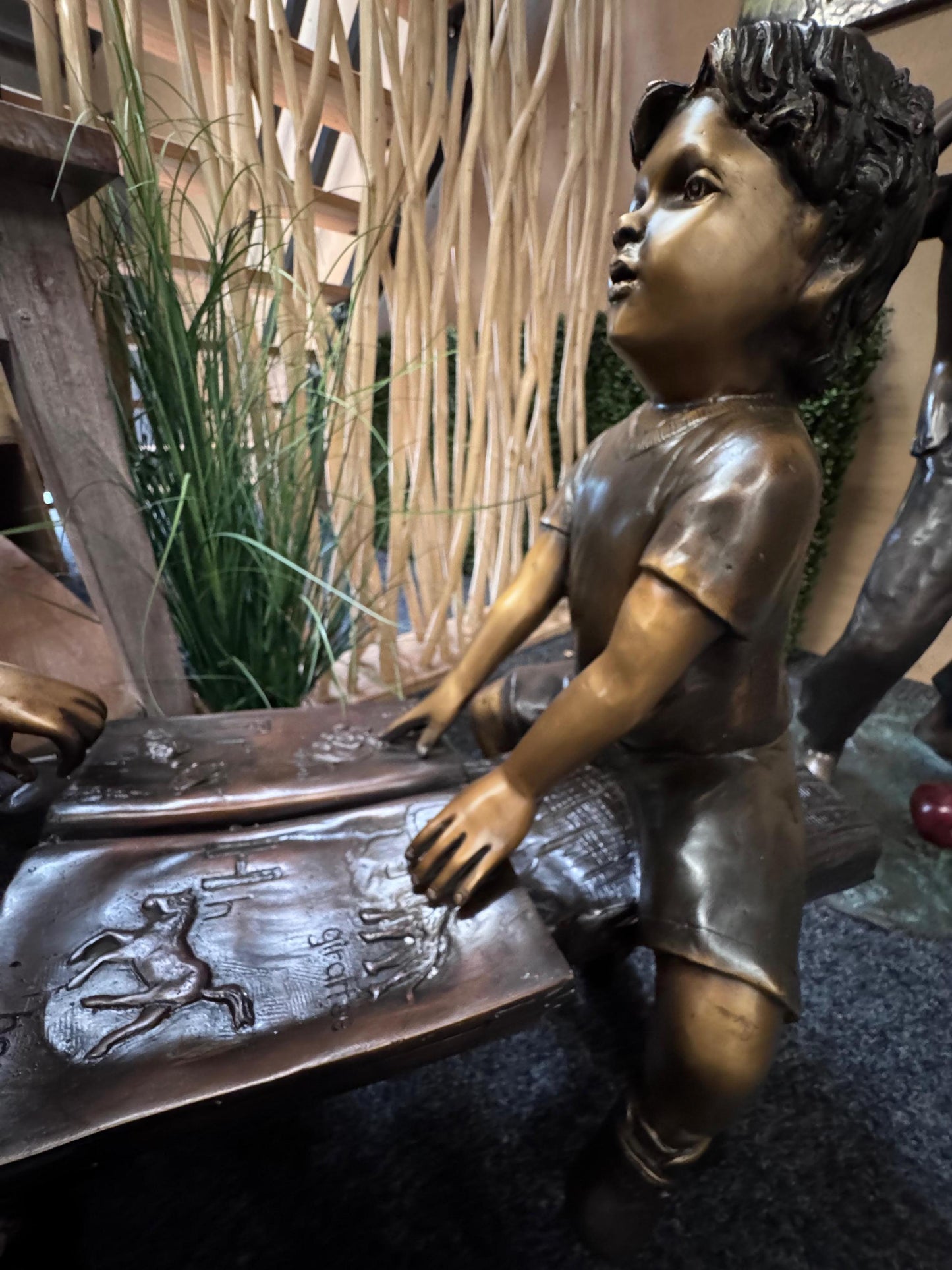 Childhood Memories – Bronze Sculpture. 90x47x87cm
